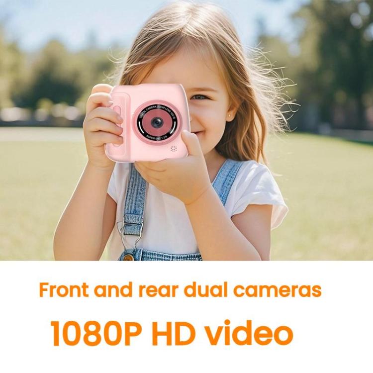 Children Instant Print Digital Camera Dual Front Rear Cameras HD Mini Camera