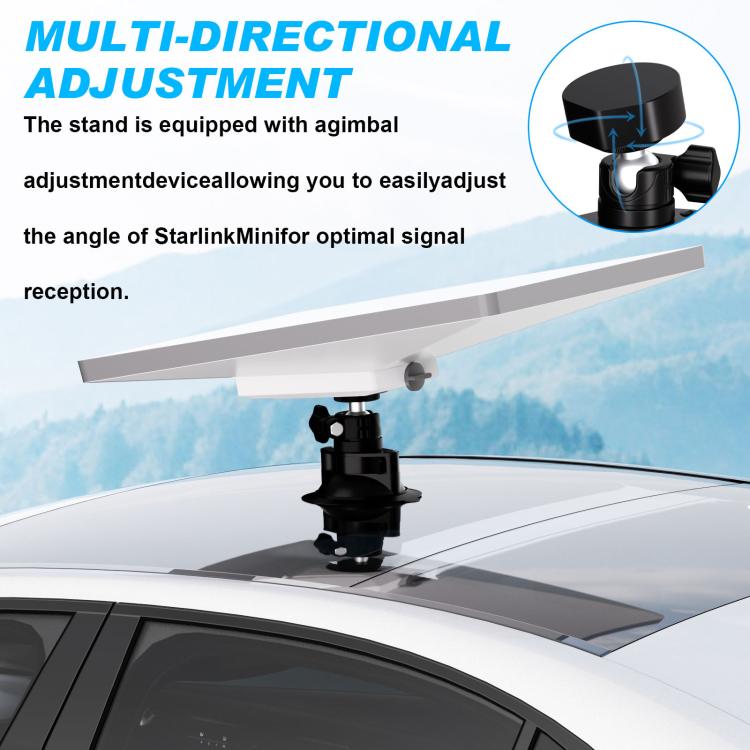 For Starlink Mini Roof Suction Cup Mount