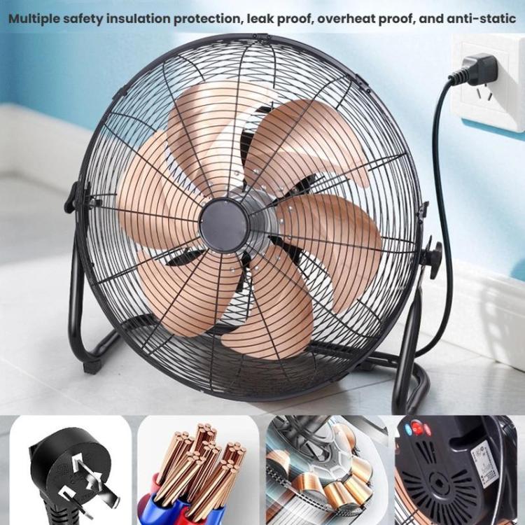 Powerful High Power Floor Fan Industrial Electric Fan, CN Plug