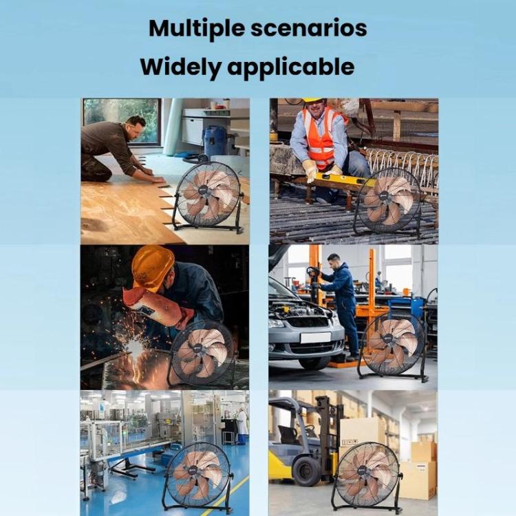 Powerful High Power Floor Fan Industrial Electric Fan, CN Plug