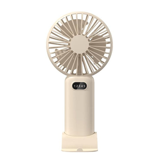 5-speed Wind Speed Handheld USB Charging Small Fan With Desktop Stand