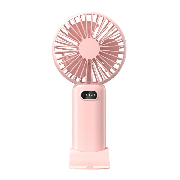 5-speed Wind Speed Handheld USB Charging Small Fan With Desktop Stand