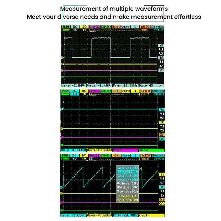 Mini Handheld Digital Storage Four-channel Automobile Maintenance Oscilloscope