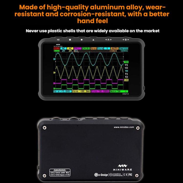 Mini Handheld Digital Storage Four-channel Automobile Maintenance Oscilloscope