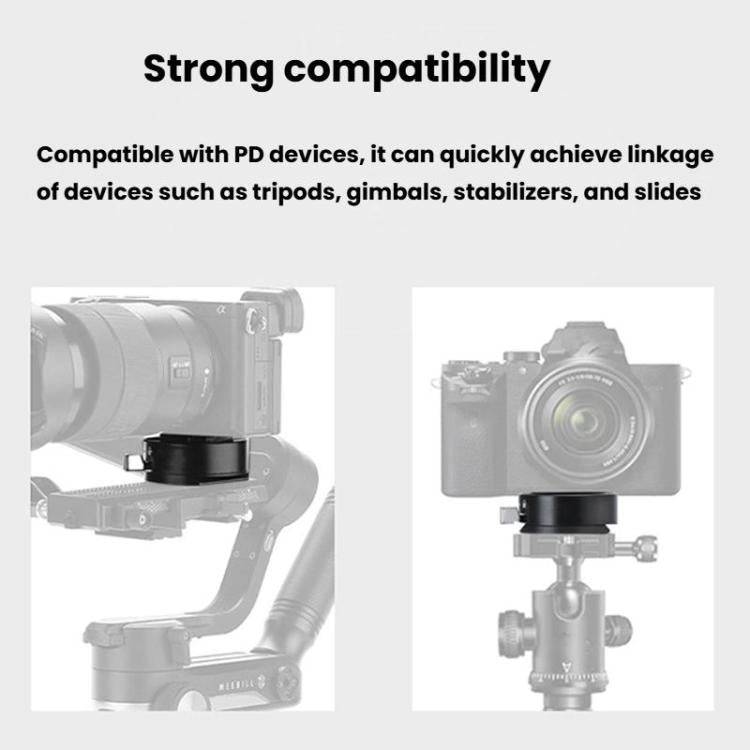 FlexiFilm TG-Q2S Aluminum Alloy Arca Quick Release Plate Gimbal Slide Rail Quick Release Parts