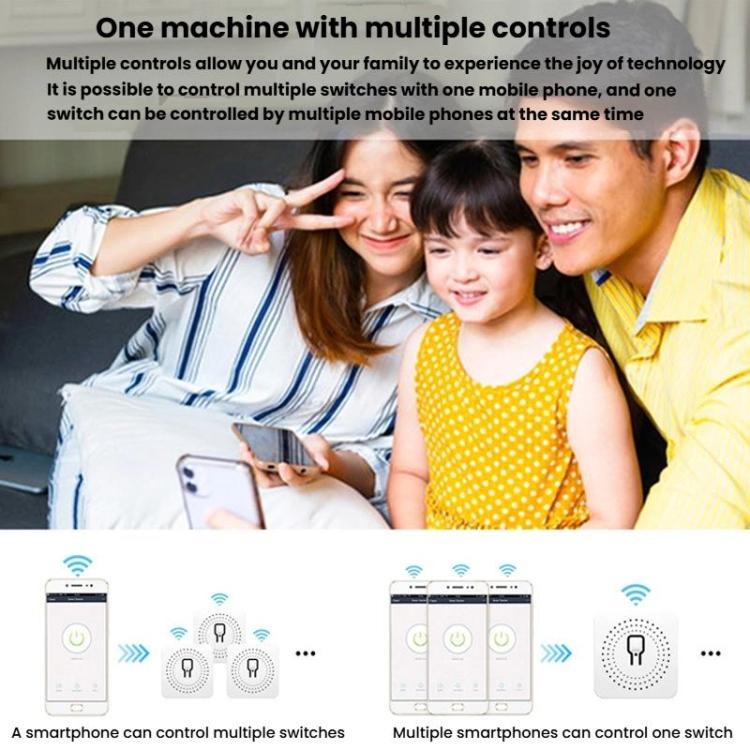 Smart Switch Voice Timer Switch For Amazon Alexa / Google Assistant