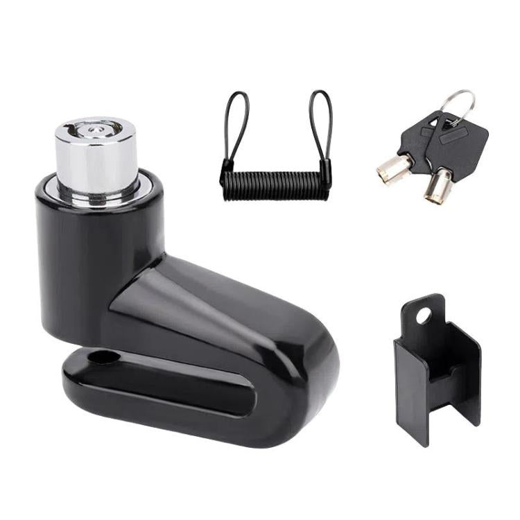 Bicycle Disc Brake Lock Portable Motorcycle Reminder Rope Lock Accessories