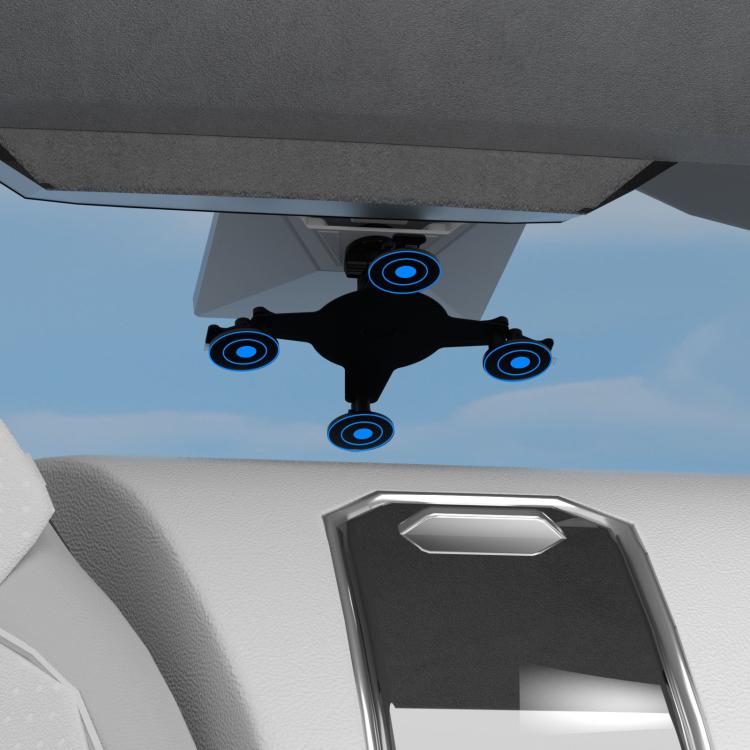 For Starlink Mini Magnetic Car Mount Suction Cup Bracket + Connection Block