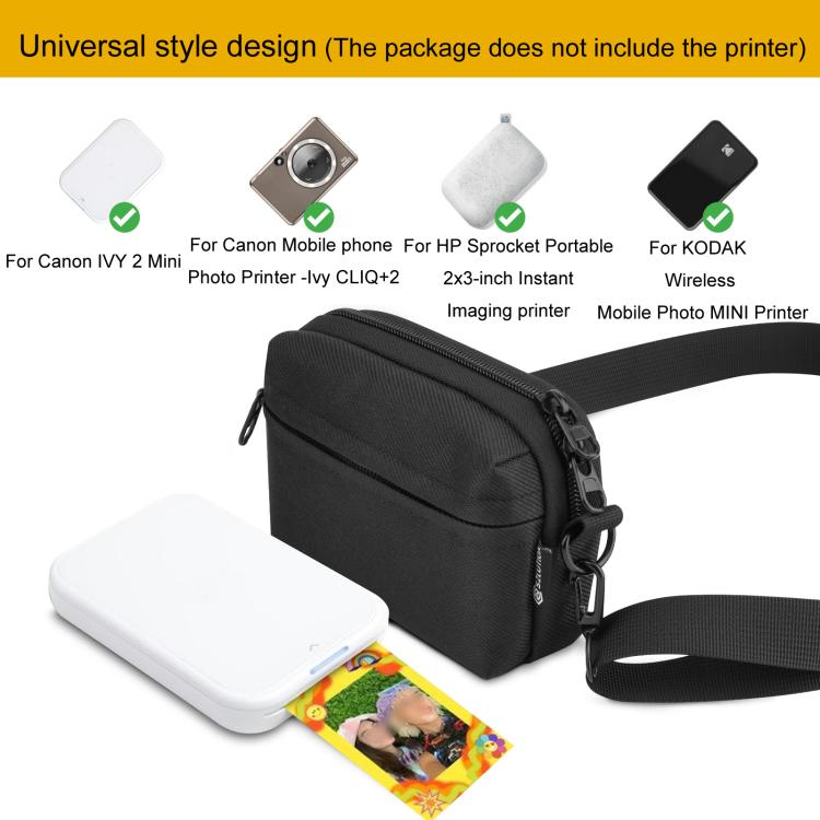 For Fuji X100VI/Canon PowerShot SX740 HS/Ricoh GR Il Digital Camera Storage Shoulder Strap Bag