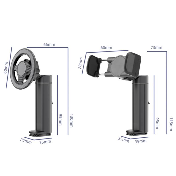 Portable High-speed Rail Airplane Dining Table Mobile Phone Holder