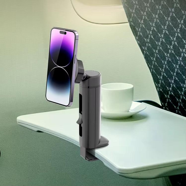 Portable High-speed Rail Airplane Dining Table Mobile Phone Holder