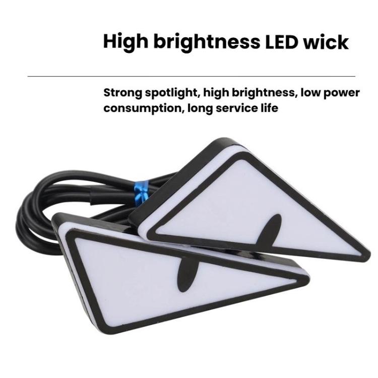 2pcs Motorcycle License Plate Screw Light Modifications Universal Decorative Car Lights