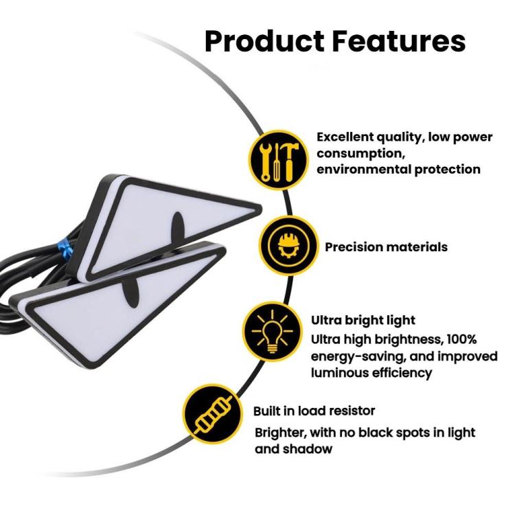 2pcs Motorcycle License Plate Screw Light Modifications Universal Decorative Car Lights