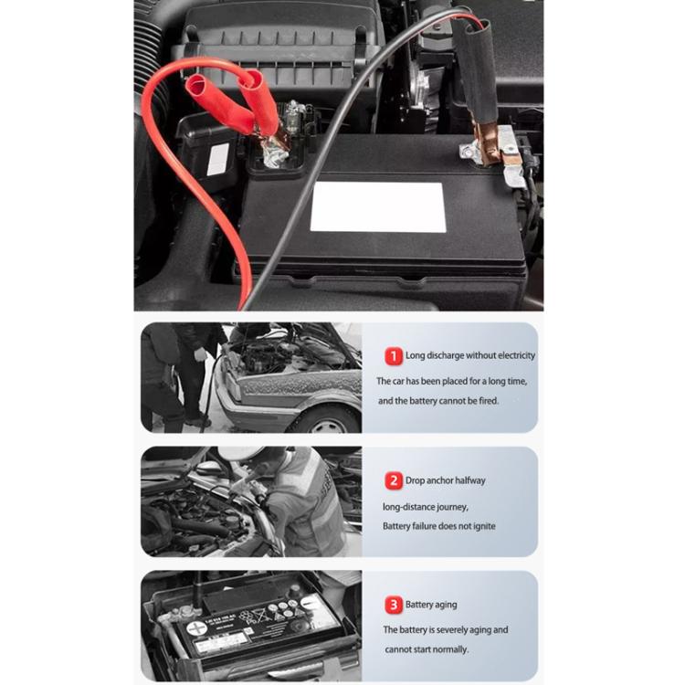 ANJING 12-24V Car Motorcycle Battery Charger Pure Copper Intelligent Pulse Repair