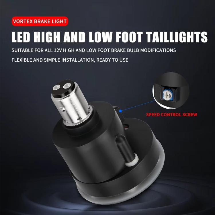 Highlight Motorcycle Rotating Brake Lights LED Tail Lights Modified Car Lights