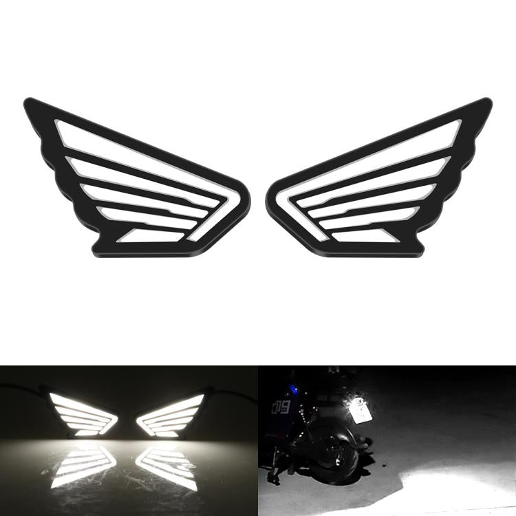 1pairs Motorcycle High-Brightness Winged Eagle Eye Lights Modified Headlights