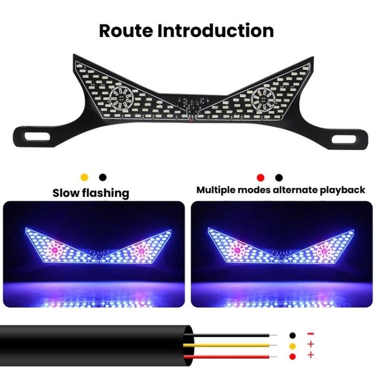 Motorcycle License Plate Screw Light Universal Decorative Accessory Headlight for Customization