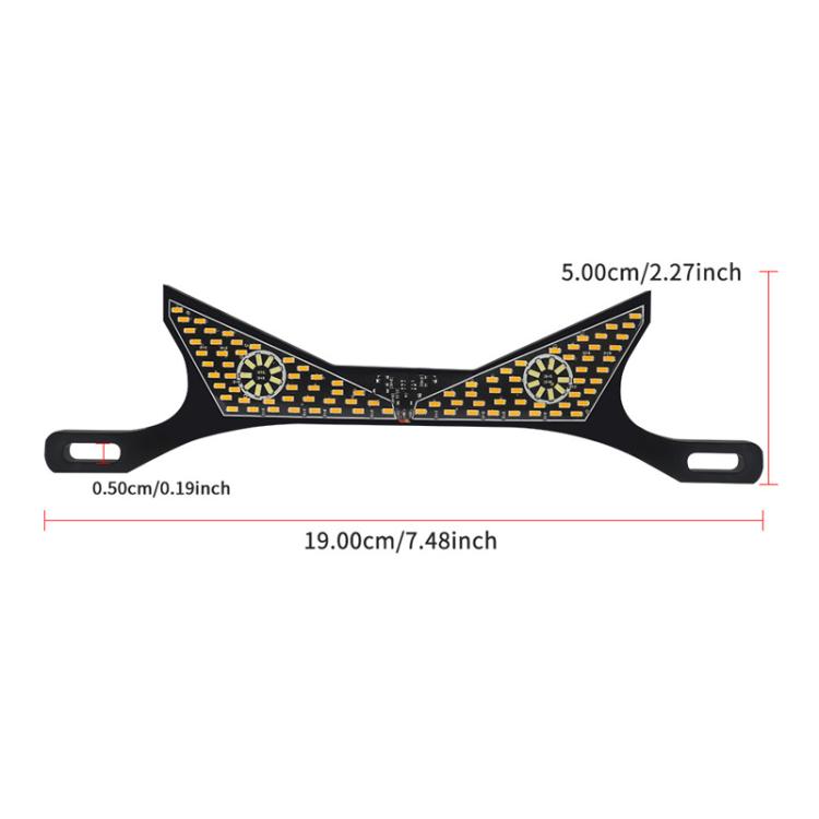 Motorcycle License Plate Screw Light Universal Decorative Accessory Headlight for Customization