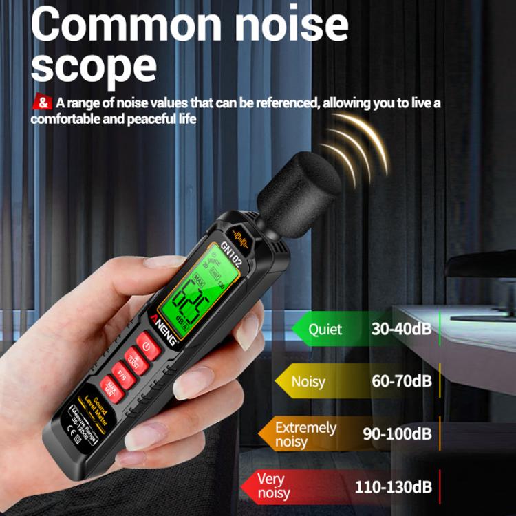 ANENG Sound Decibel Tester Volume Sound Level Noise Meter