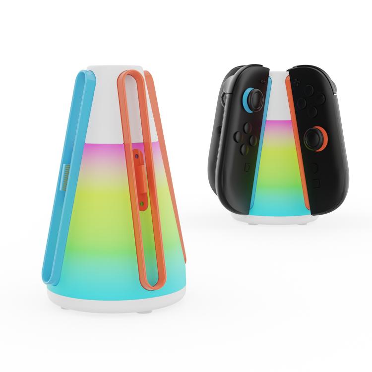 For Nintendo Switch 2 Joy-Con Controllers  ipega 4-in-1 Charging Dock Quad Charger Station with RGB Light