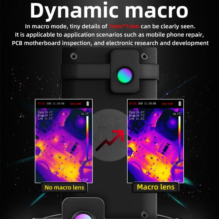 BSIDE SH9 Infrared Thermal Imaging Multimeter Touchscreen High-Definition Thermal Imaging Thermometer Electrical Floor Heating Inspection
