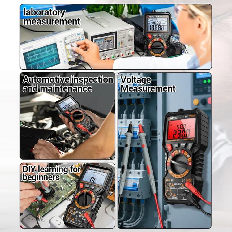 ANENG Intelligent Double Tube Anti-Burn Capacitor Multimeter