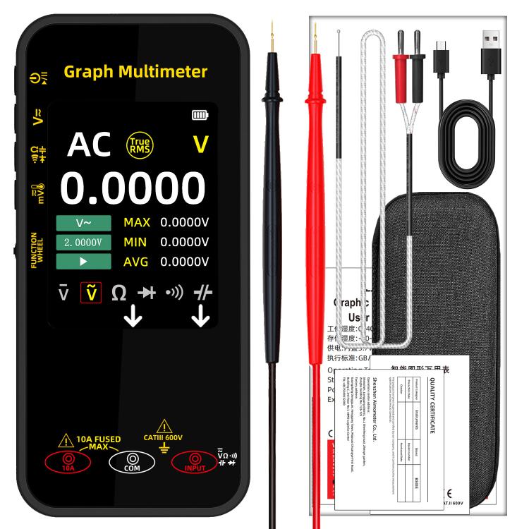 High-Precision Digital Graphic Recording Multimeter Color Screen 20000-Character Multimeter