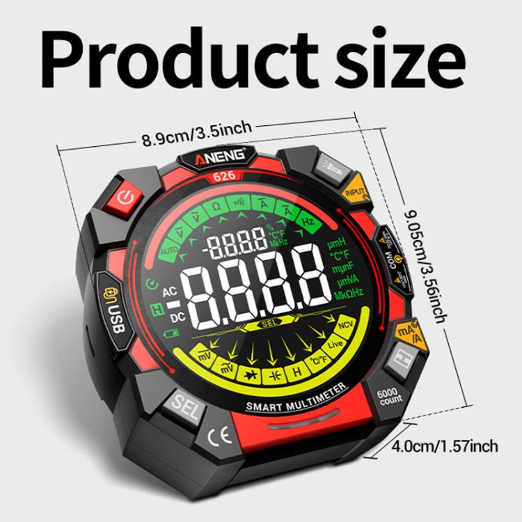 ANENG Intelligent High-precision Double-tube Fuse Digital Multimeter