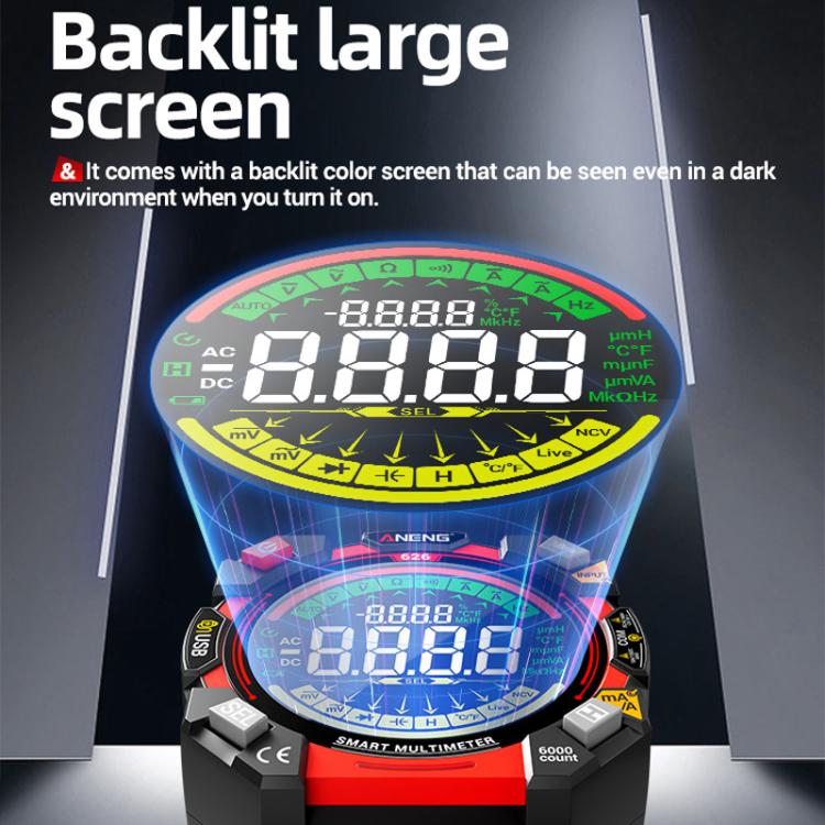 ANENG Intelligent High-precision Double-tube Fuse Digital Multimeter