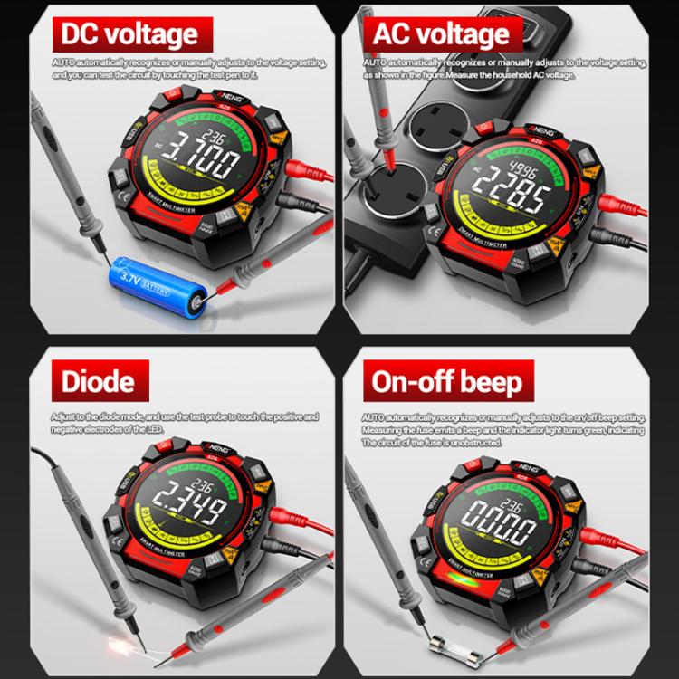 ANENG Intelligent High-precision Double-tube Fuse Digital Multimeter