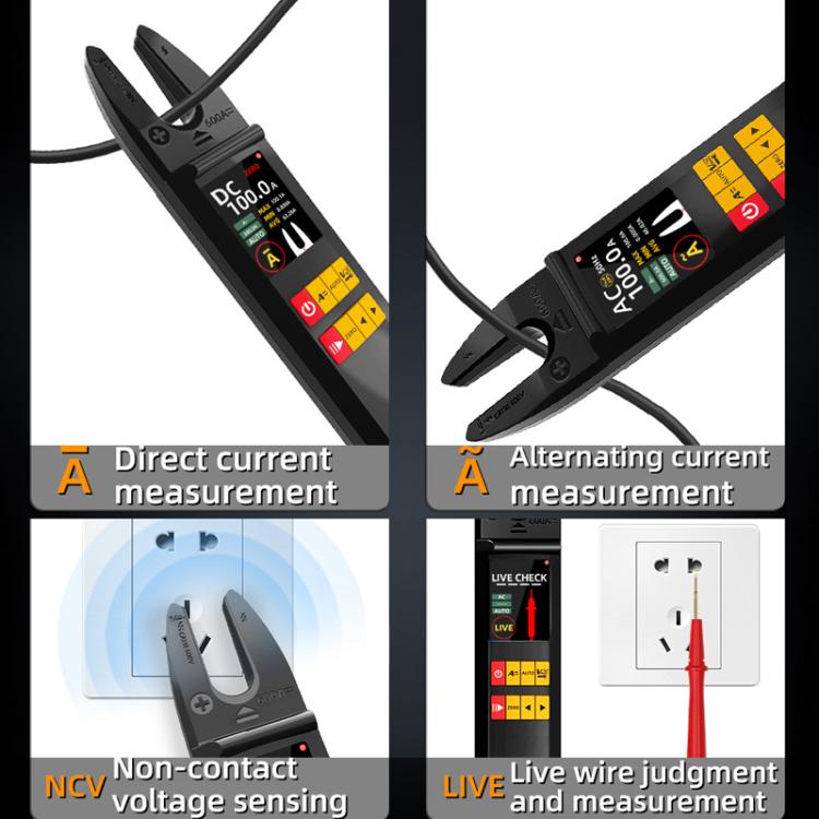 600A Intelligent High-Precision Clamp Meter U-Type Multimeter