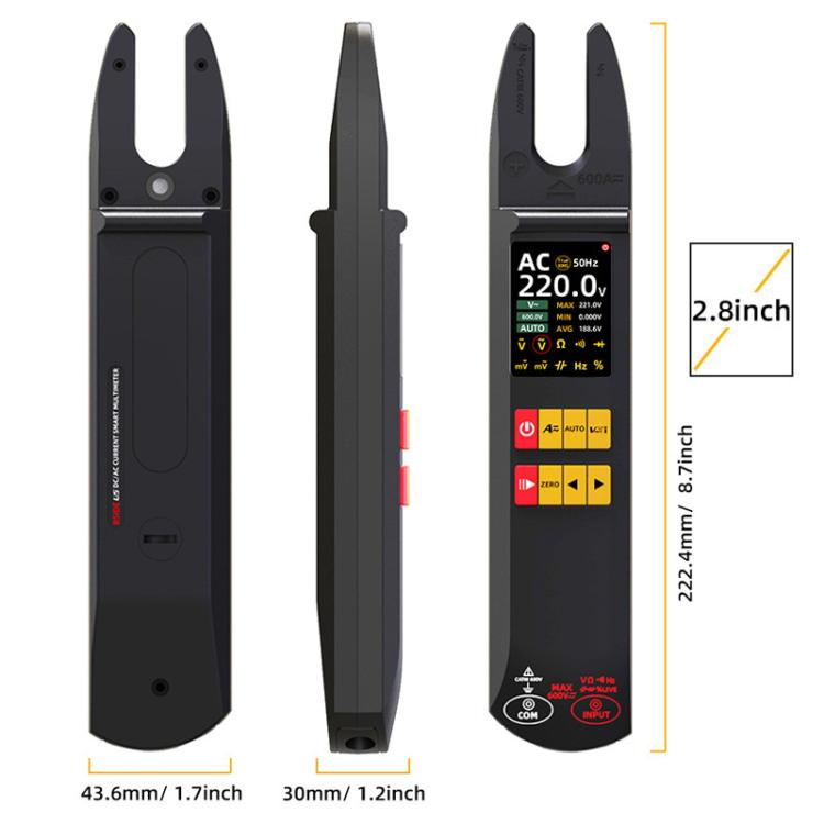600A Intelligent High-Precision Clamp Meter U-Type Multimeter