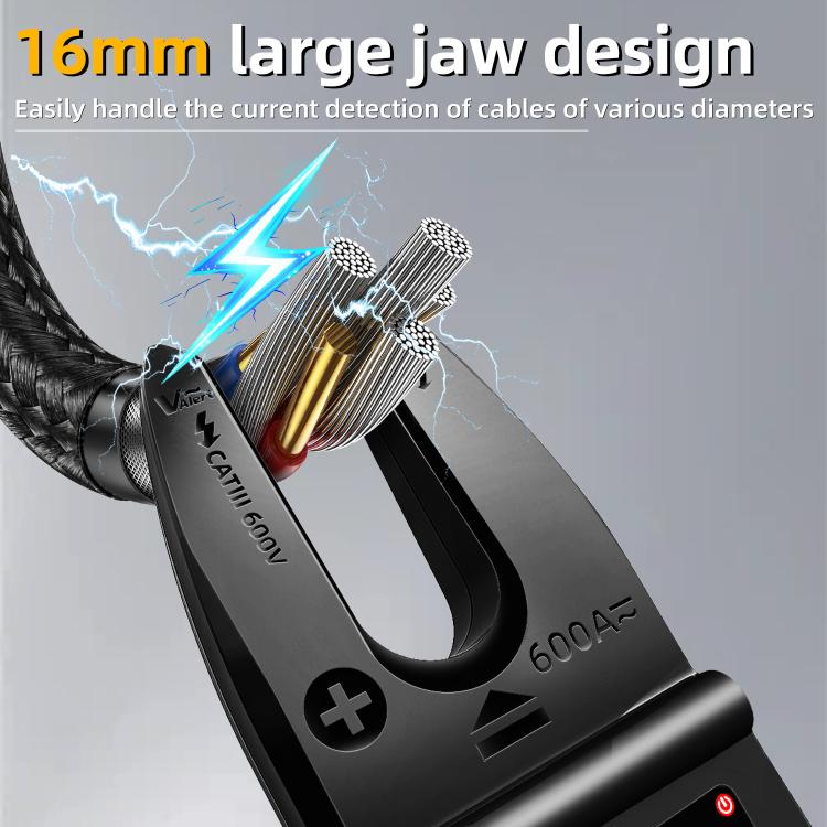 600A Intelligent High-Precision Clamp Meter U-Type Multimeter