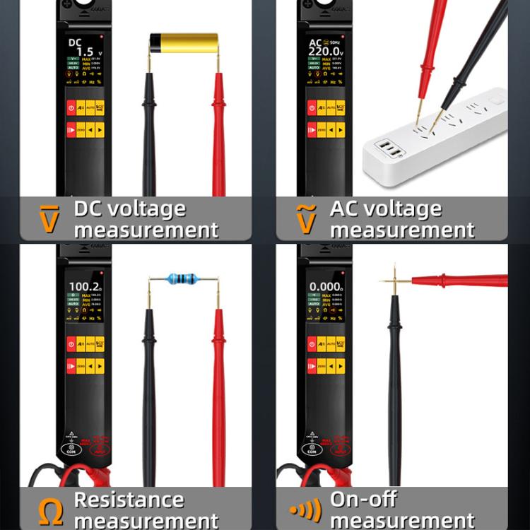 600A Intelligent High-Precision Clamp Meter U-Type Multimeter