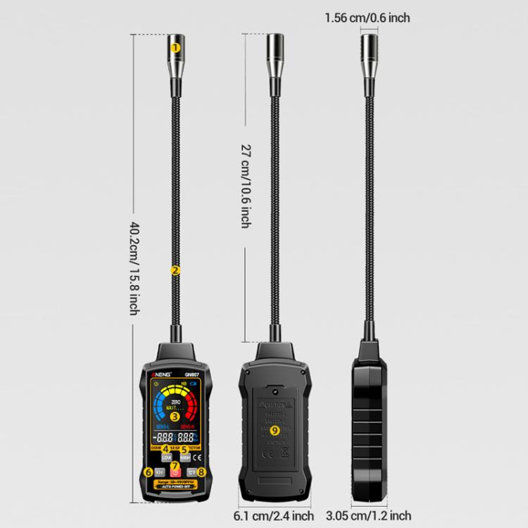 ANENG Digital Display Combustible Gas Leak Detector