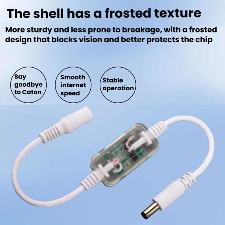 HuaGu 30cm Router Timed Restart Line Controller Power Failure Smart Reset Connection Cable WiFi Relay