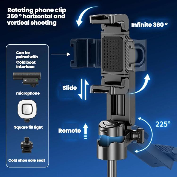 Portable Retractable Bluetooth Selfie Stick For Mobile Phones