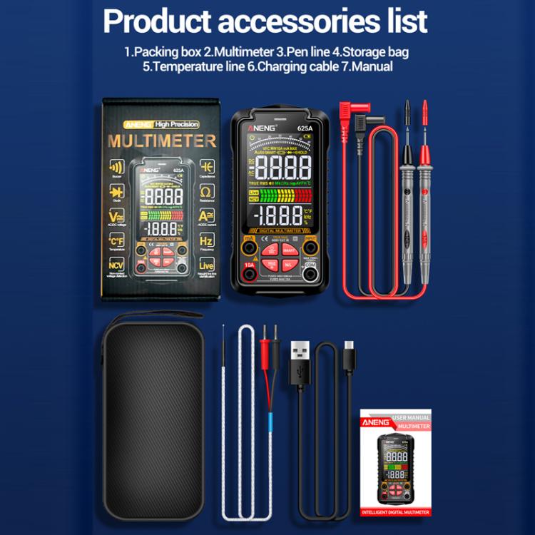 ANENG Intelligent Digital Maintenance Electrician Charging Multimeter