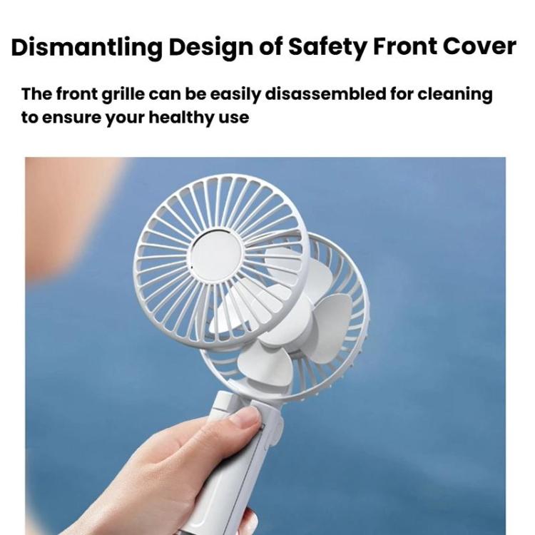 Folding Hanging Umbrella Fan USB Handheld Portable Umbrella Clip Fan Compact Desktop Fan