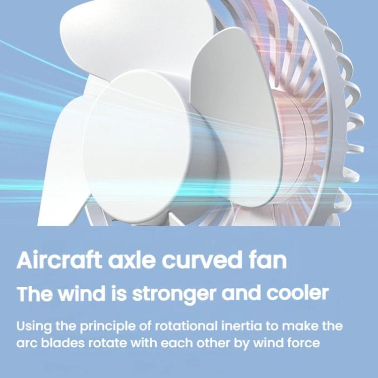 Folding Hanging Umbrella Fan USB Handheld Portable Umbrella Clip Fan Compact Desktop Fan