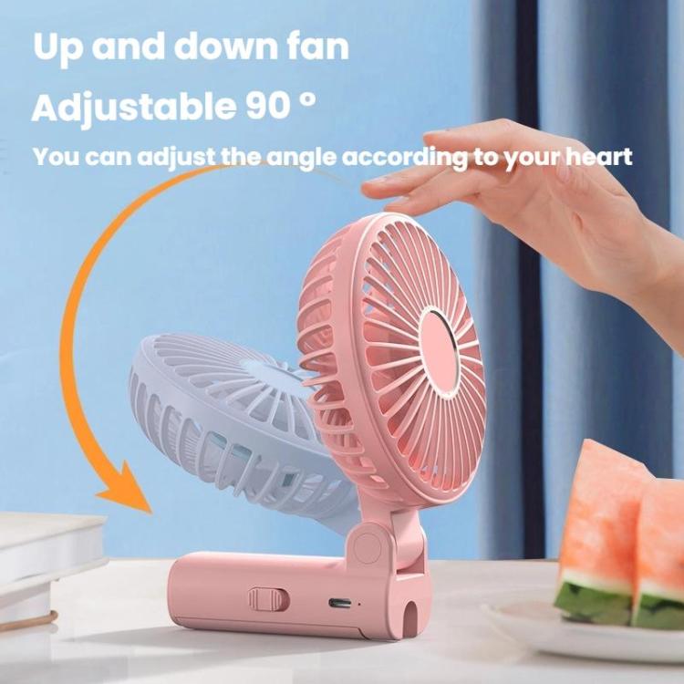 Folding Hanging Umbrella Fan USB Handheld Portable Umbrella Clip Fan Compact Desktop Fan
