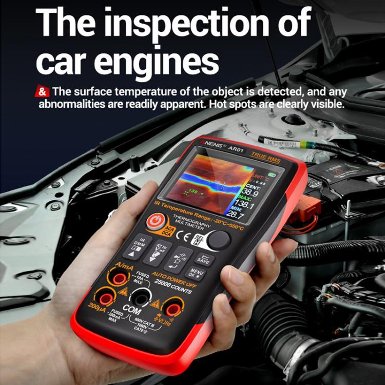 ANENG 2 In 1 HD Infrared Thermal Imager Digital Multimeter