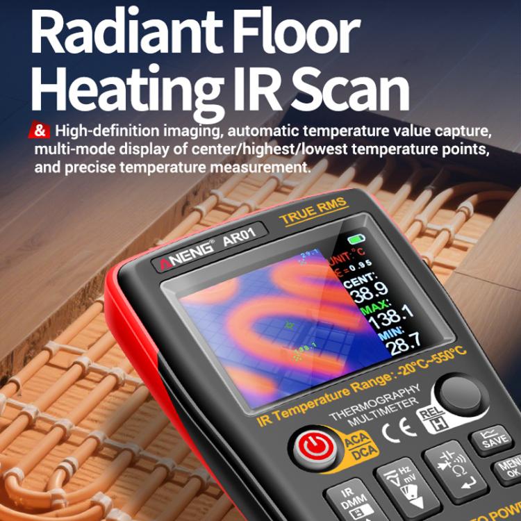 ANENG 2 In 1 HD Infrared Thermal Imager Digital Multimeter