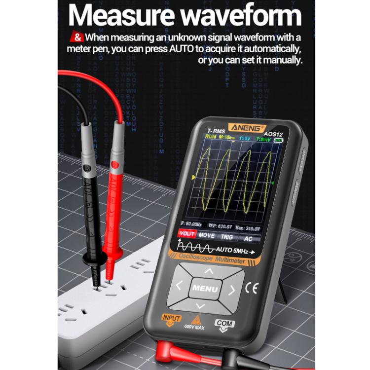 ANENG 2 In 1 Handheld Color Screen Oscilloscope Digital Multimeter