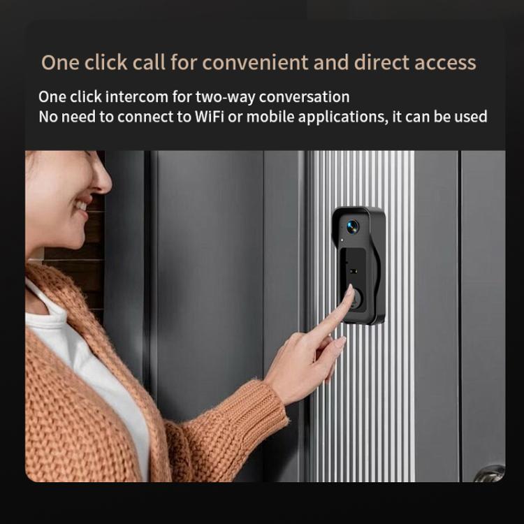 X6 Home Intelligent Infrared Night Vision Wireless Video Doorbell With 4.3-Inch Display