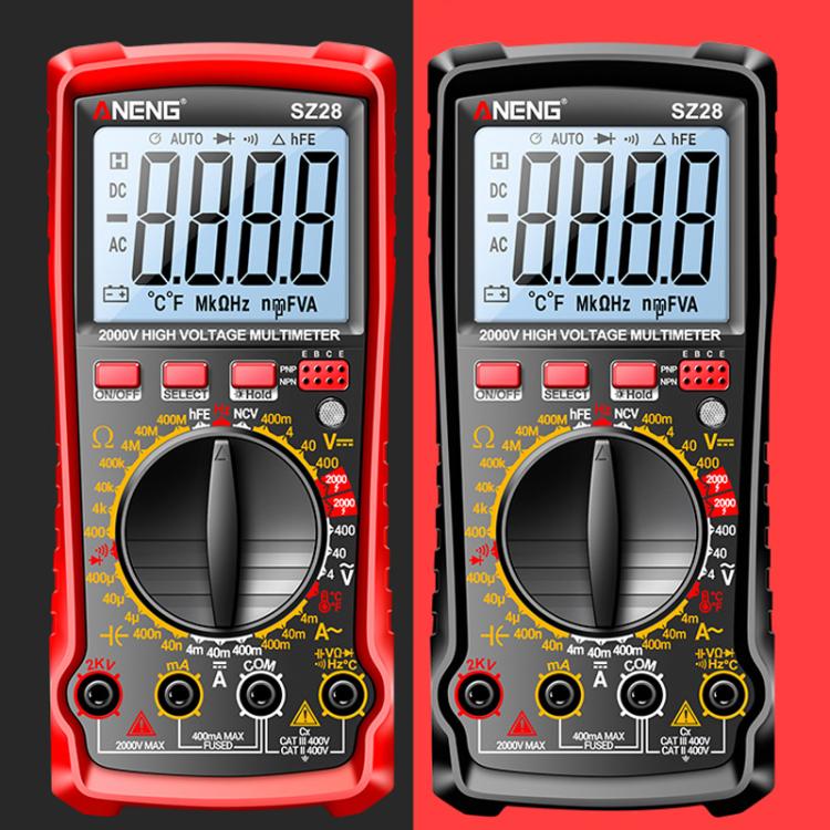 ANENG 2000V High Voltage High Precision Photovoltaic Digital Multimeter