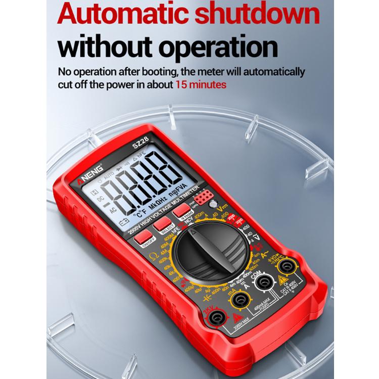 ANENG 2000V High Voltage High Precision Photovoltaic Digital Multimeter