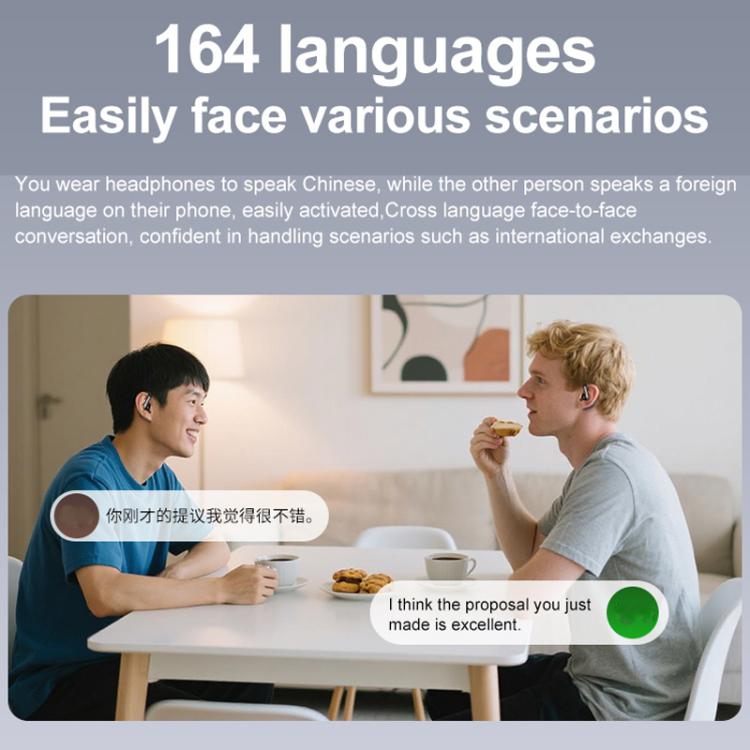 164 Languages Simultaneous Interpretation Intelligent Bluetooth Earphones