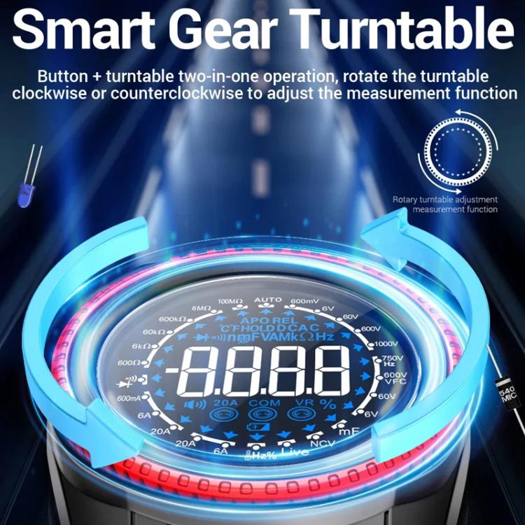 ANENG Portable High-precision Rotating Disk Intelligent Fully Automatic Multimeter