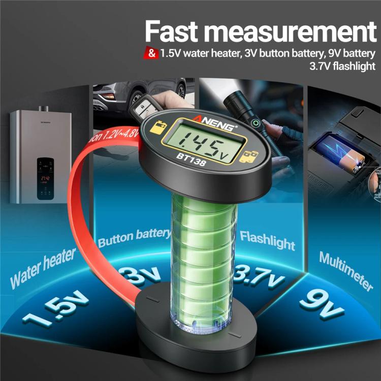 ANENG Portable Magnetic Battery Voltage Capacity Tester